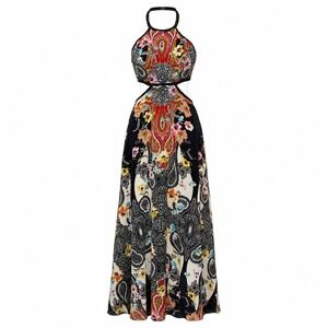Colette Mon Cheri Boho Ethereal Cutout Maxi Dress Women Size 0 Festival Gown